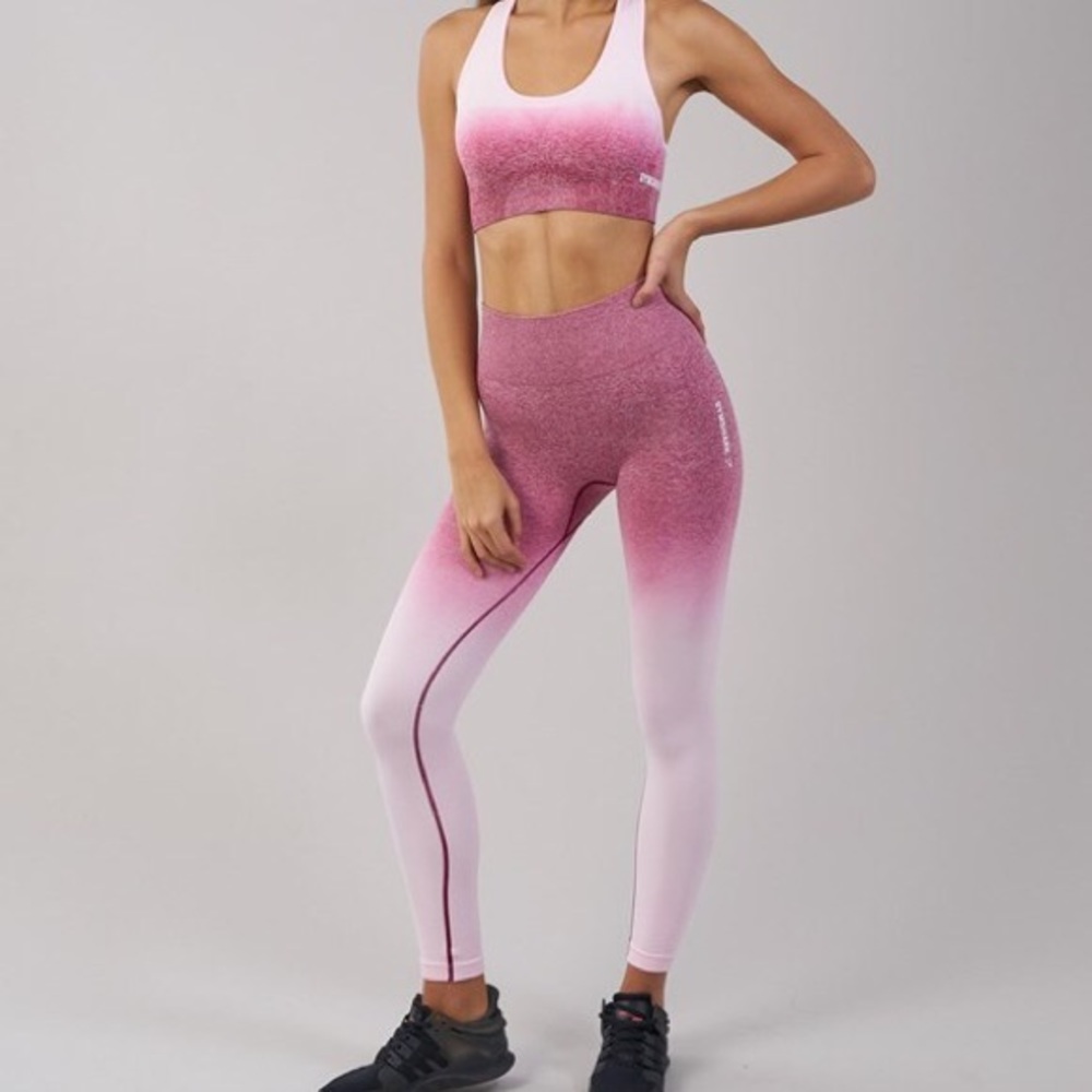 Gymshark Seameless Pink Ombré Leggings